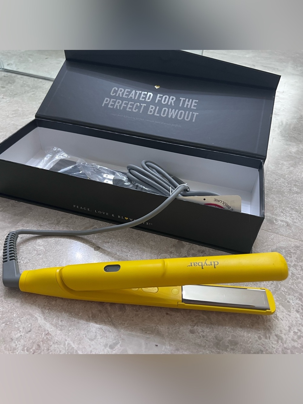Drybar Yellow The Tress Press Hair Straightening Iron